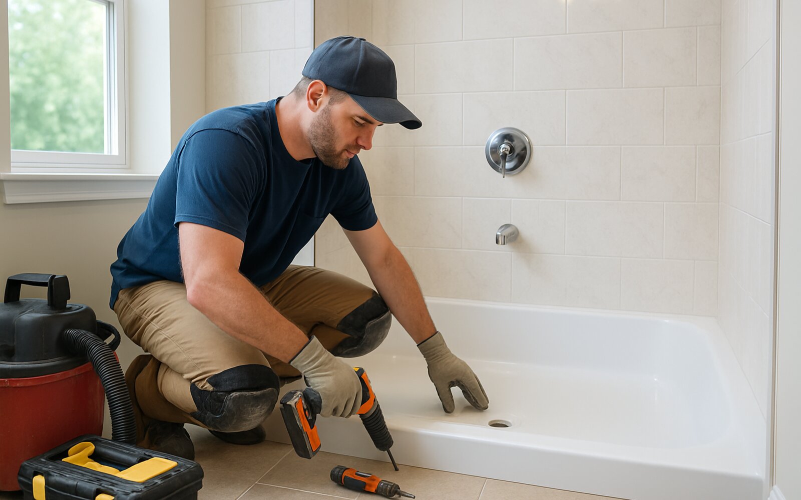 Tub-to-Shower Conversion by COMPANY NAME