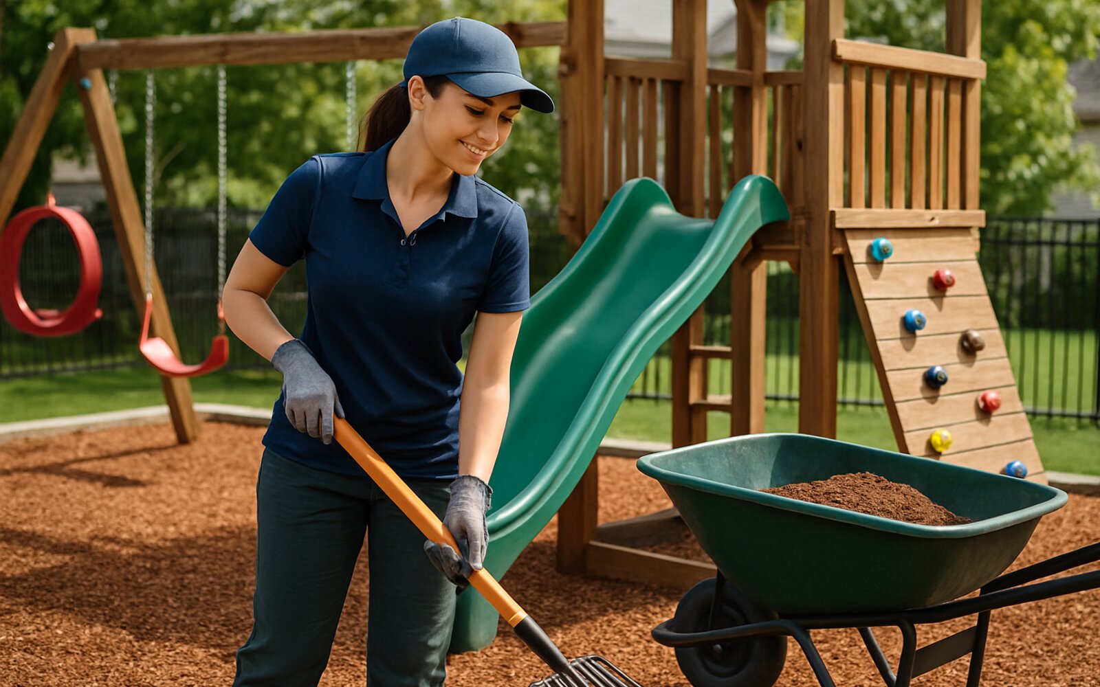 Outdoor play area