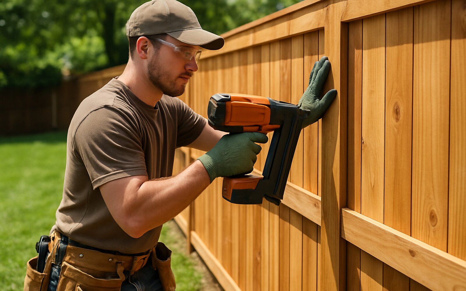 Wood Fence Installation by COMPANY NAME