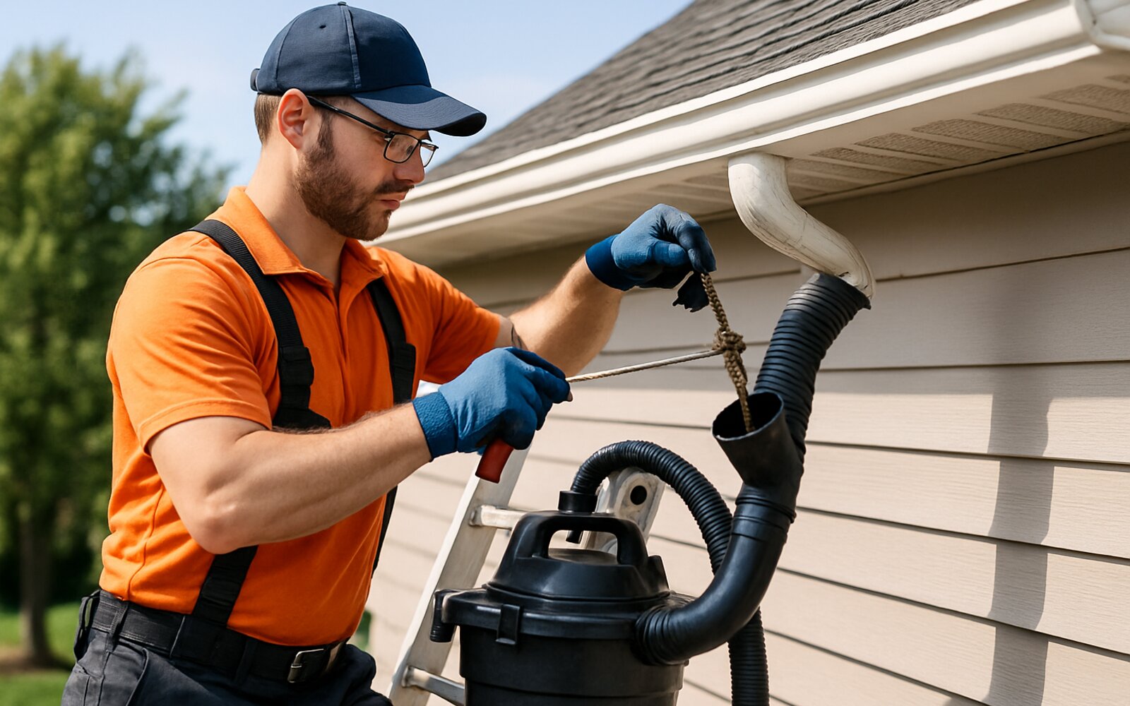 Downspout Clearing & Redirects by COMPANY NAME