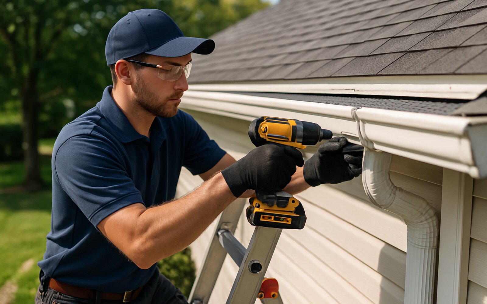 Gutter Repair & Resealing by COMPANY NAME