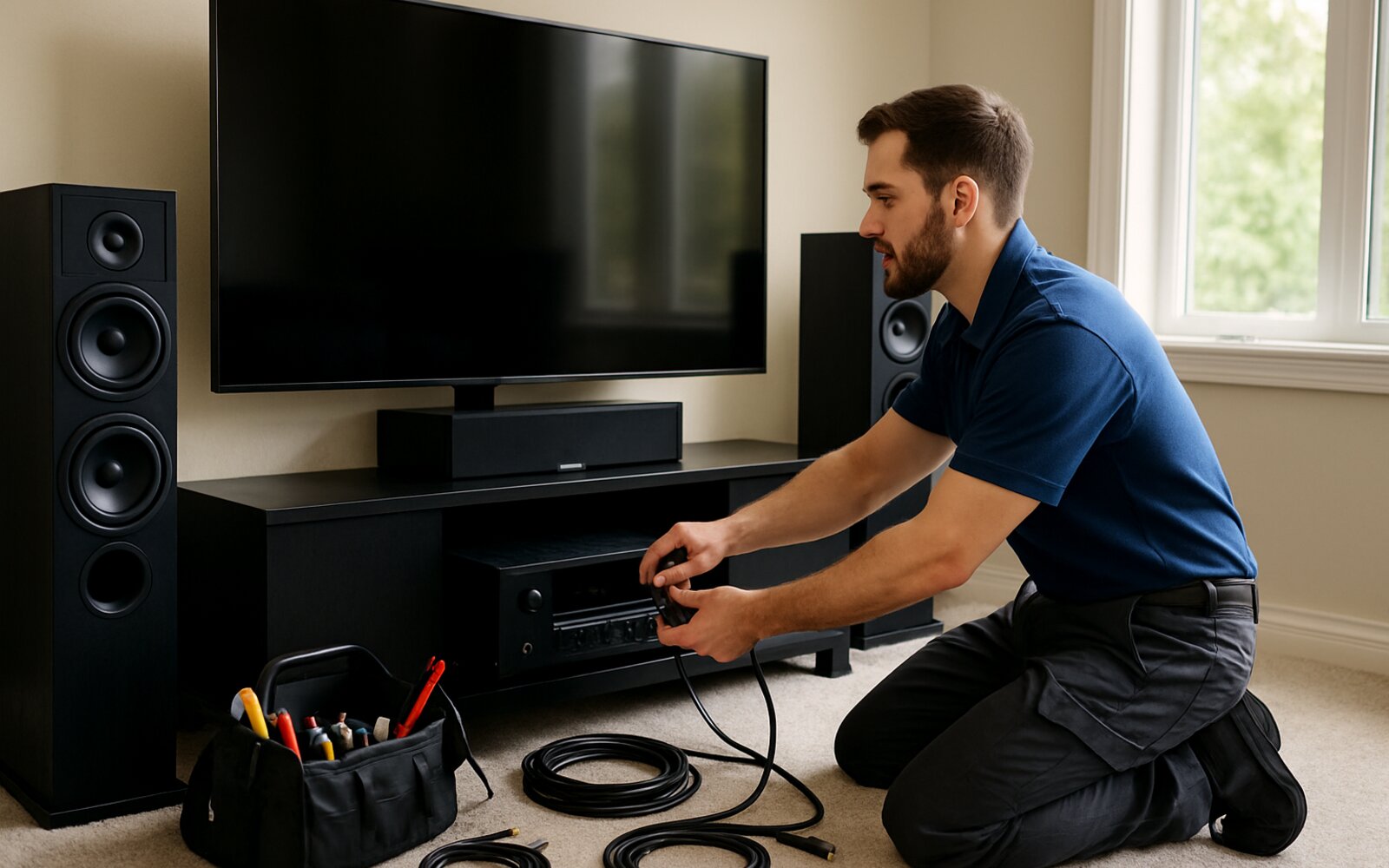 Home Theater Design by COMPANY NAME