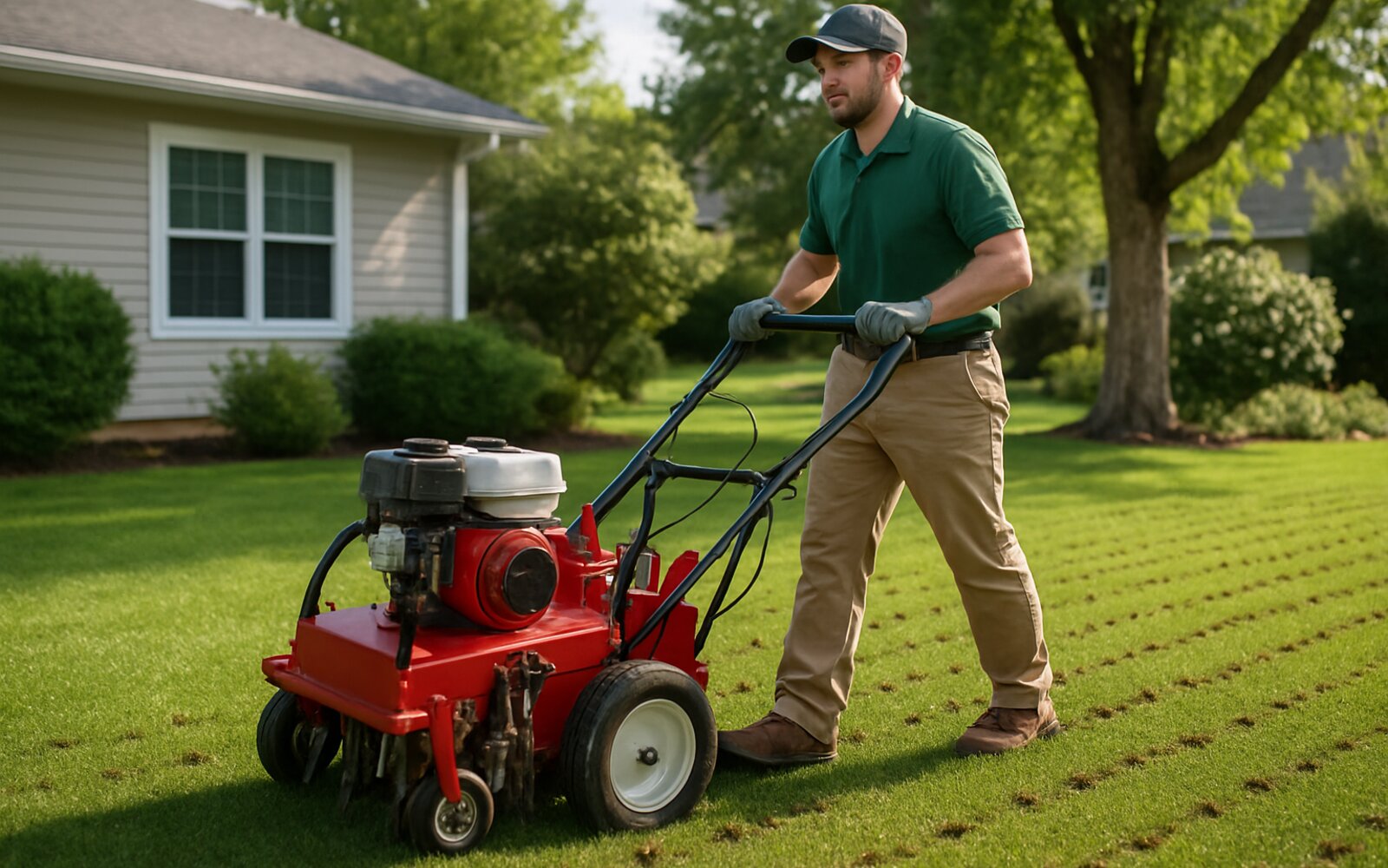 Aeration & Overseeding by COMPANY NAME