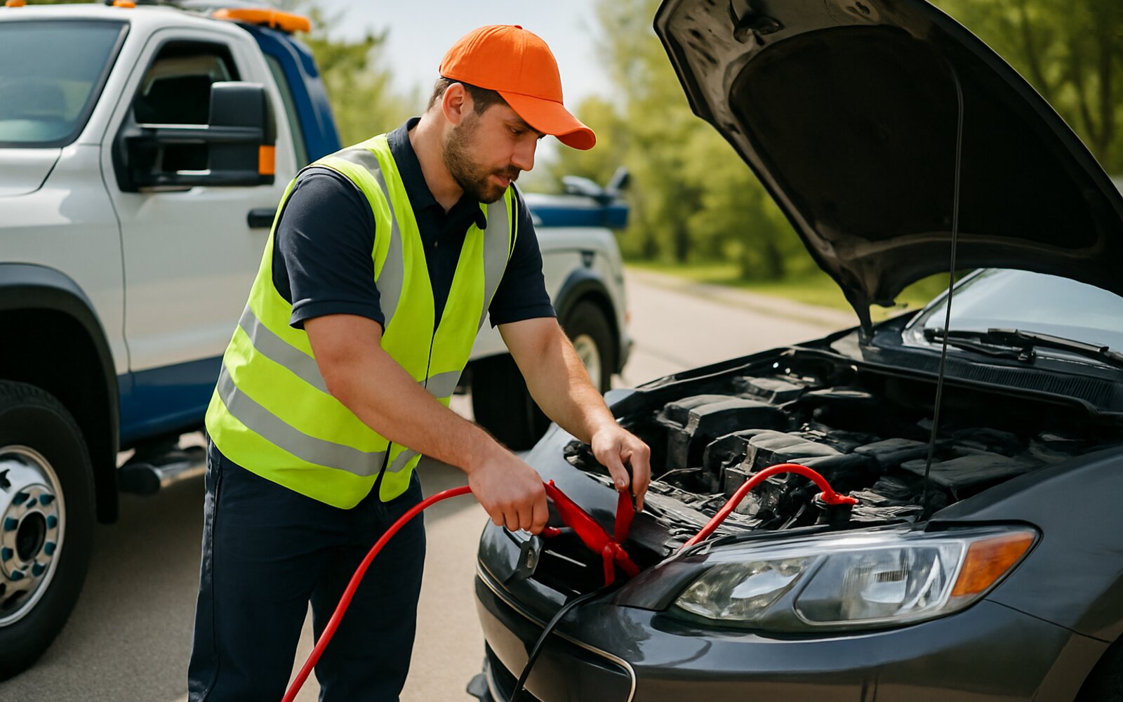 Roadside jump start